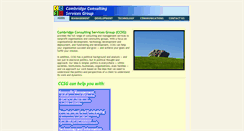 Desktop Screenshot of cambridgeconsultingservices.com